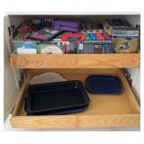 Baking Dish & DVDs Including Titanic, Will & Grace