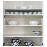Ceramic Dishes Incl. Damask Bowls, Ribbed Ramekins