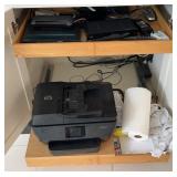 HP Envy Printer, Sony Blu-Ray Disc Player, URC Bas