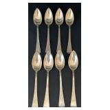 Set Of 8 Gorham Sterling Spoons