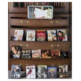 Assortment Of Movie Dvds, Poker Set, & More