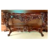 French Rococo-Style Console Table