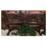 French Rococo-Style Console Table