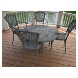 Outdoor Living 5-Piece Cast Aluminum Patio Set