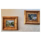 Landscape Oil On Canvas Paintings By Walter &  Mar