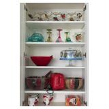 Ceramic Santa Mugs, Cooks Toaster, Glass Cake Stan