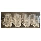 (8) Waterford Cut Crystal Beer Stein In Maeve Patt
