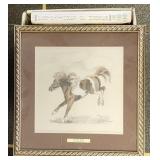 Box Of Horse Books & Framed Print