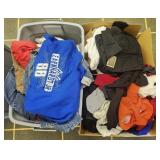 3 Boxes Of Clothing - Including Denim Jeans, Pants