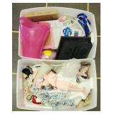 Box Lot - Includes Dolls, Stationary, Frames, & Mo