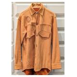 Custom Tanned Leather Collared Shirt