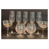 Personalized Champagne Flutes, Crystal Brandy Snif