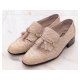 Artioli Ostrich Quill Dress Shoes