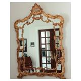 Gold-Tone Rococo-Style Mirror
