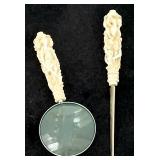 Carved Handle Magnifying Glass & Letter Opener