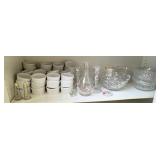 Crystal Bowls, Candle Holders, Crystal Cork, & Mor
