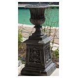 Neoclassical Cast Aluminum Urn With Venetian Style