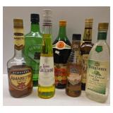 Cruz Garcia Sangria, Dekuyper Amaretto. Seagrams L