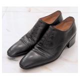 Artioli Black Leather Dress Shoes