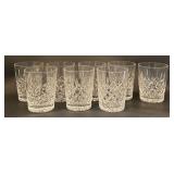 (8) Waterford Cut Crystal Lismore Double Old Fashi