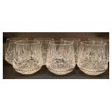 (7) Waterford Cut Crystal Roly Poly Old Fashioned