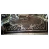 Contemporary Gray Indoor Area Rug