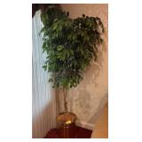 Faux Ficus Tree In Planter