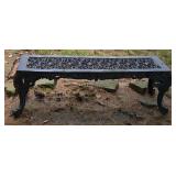Victorian Style Cast Aluminum Garden Bench