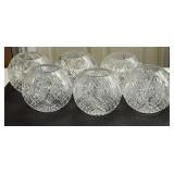 Cut Crystal Wedgewood Pattern Bowls