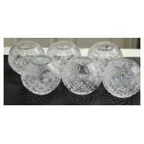Cut Crystal Wedgewood Pattern Bowls