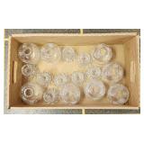 Box Of Cut Crystal Wedgewood Hurricane Lamps