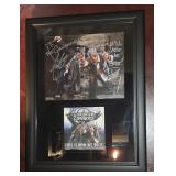 Frame Autographed Lo Cash Cowboys EP & Promo Photo
