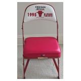 1995 Chicago Bulls Playoffs Floor Folding Chair