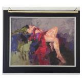 Elation Painting By Onyeka Ibe In Stepped Frame