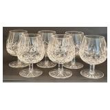 (6) Waterford Cut Crystal Lismore Brandy Snifter