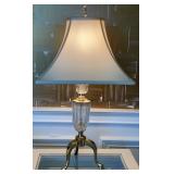 Crystal & Brass Table Lamp
