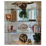 Decorative Plates, Vase, Horse Resin Sculpture, &
