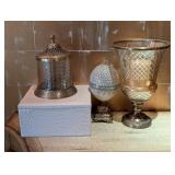 Decorative Items Including Laudarte Frosted Glass