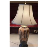 Hand-Painted Equestrian Table Lamp