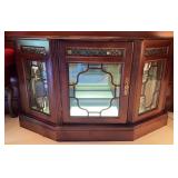 Mahogany & Glass Curio Cabinet