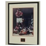 Muhammad Ali Vs. Sonny Liston May 25. 1965 Framed