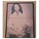 Framed Autographed Poster Of Kenny G