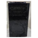 Gloss Black Pedestal Display Stand W/ Turn Table/L