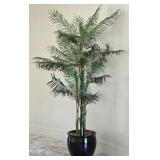 Artificial Palm Tree With Planter