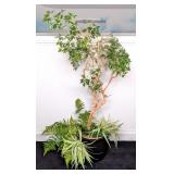 Potted Synthetic Plant for Taxidermy Habitat