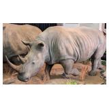 Southern White Rhino Full Body Taxidermy Mount IND