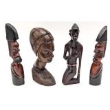 Carved African Sculptures