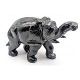 Carved Stone Elephant Sculpture