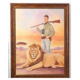 The Hunter and The Lion by Miguel Paredes