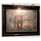 Ltd. Black Leopard by Charles Frace Framed Print